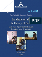  La Medicion de La Talla y El Peso CENAN