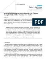 Future Internet: A Methodology For Retrieving Information From Malware Encrypted Output Files: Brazilian Case Studies