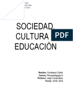 Sociedad, Cultura y Educacion