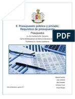 Presupuesto Público y Privado