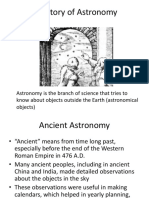 A History of Astronomy