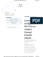 Como Configurar El Wi Fi en Un Modem Hu