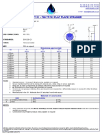 Data Sheet 31 - Fig Tp703 Flat Plate Strainer