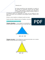 Classificação de Triangulos