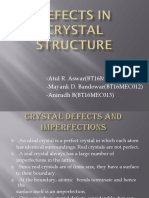 Crystal Defect Presentation