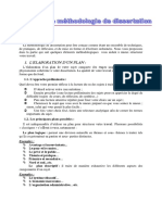 Méthodologie de Dissertation