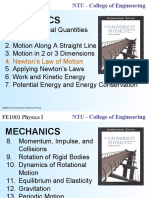 Mechanics: 4. Newton's Law of Motion