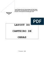 Layout de Um Canteiro de Obras PDF