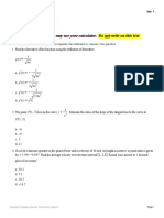 Calc BC Preview Test Chapter 2 Ver 1