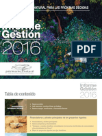 Informe de Gestión 2016