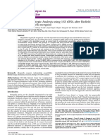 Trivedi Effect - Antibiogram and Genotypic Analysis Using 16S rDNA After Biofield Treatment On Morganella Morganii