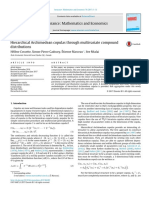 Hierarchical Archimedean Copulas Through Multivariate Compound Distributions