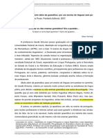 Resenha - Muito Além Da Gramática