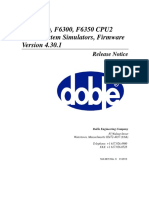 Release Notice F6150 Firmware V4 30 1