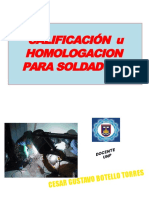 Capacitacion de Soldadorespara Calificacion y Homologacion PDF