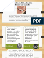 Introducción A La Operatoria Dental