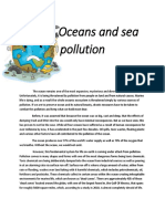 Oceans and Sea Pollution