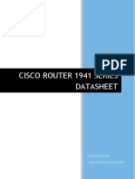 Cisco Router 1941 Series Datasheet