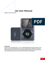 Fiio X3 (2nd Gen) Complete User Manual