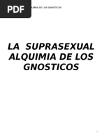 La Suprasexual Alquimia de Los Gnósticos Edición 2002