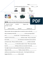 Airport Vocabulary Exam Tests 49993