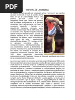 Historia de La Gimnasia