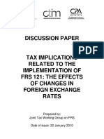 DP - Tax Implications On FRS 121-The Effects of Changes in Foreign Exchange Rate