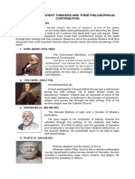 Famous Philosophers Report