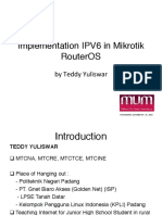 Ipv6 Implantando No Mikrotik