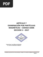 Código ASME Sección V Artículo 7 - 2017 en Español