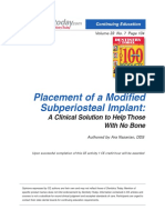 Implant Subperiostal Nou