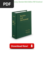 Black's Law Dictionary, Standard Ninth Edition PDF Download