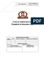 Plan de Emergencia Panaderia La Araucana