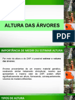 Altura Das Arvores