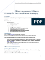 Configuring Allianceaccess and Alliancegateway For Fileact Messaging v6