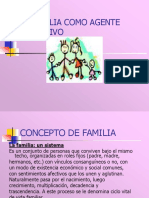 La Familia Como Agente Educativo