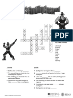 Earthquake Solution For Crossword Level1