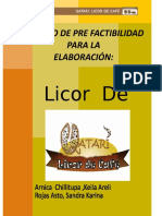 Proyecto Licor de Cafe