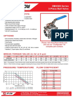 3 Piece Direct Mount Ball Valve