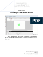 Creating A Basic Shape Tween: Activity 1