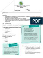 Prueba Unidad 4 1ro Medio