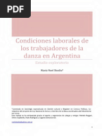 Condiciones Laborales de Los Trabajadores de La Danza en Argentina