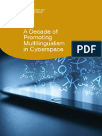 A Decade of Promoting Multilingualism in Cyberspace: Communication and Information Sector