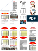 Depliant Abonnement Centre Sportif