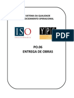 PO.06 - Entrega de Obras - V.02