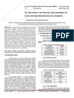 An Investigation On The Effect of Partial Replacement of Cement by Zeolite On The Properties of Concrete