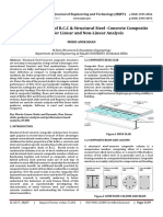 Comparative Study of R.C.C & Structural Steel - Concrete Composite Frame For Linear and Non-Linear Analysis