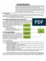 Human Behavior Management (Informal and Formal Groups)