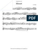 1120 Bach Minuet Alto Sax PDF