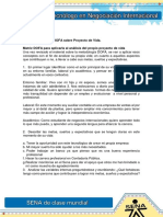 Activida 1 Matriz Dofa Proyecto de Vida